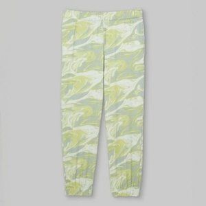 Women's WILD FABLE Green Swirl High Rise Jogger Lounge Sweatpants Size SMALL NEW